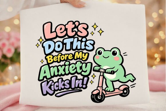 Cute Funny Frog Anxiety Scooter PNG: A Design Deep Dive