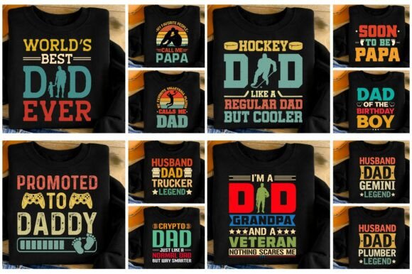 Dad Father’s Day T Shirt Design Bundle: A Practical Asset for Creators