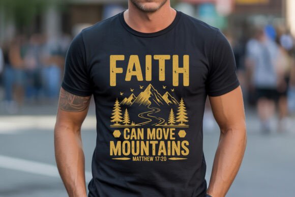 Designing with Faith: The Faith Can Move Mountains SVG Tee Collection