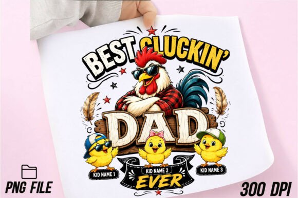 Personalized Best Cluckin' Dad Ever PNG: A Designer's Guide