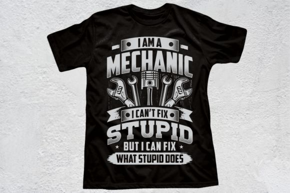 Wrenches, Wit, and Wearable Design: The Funny Mechanic T-shirt Design